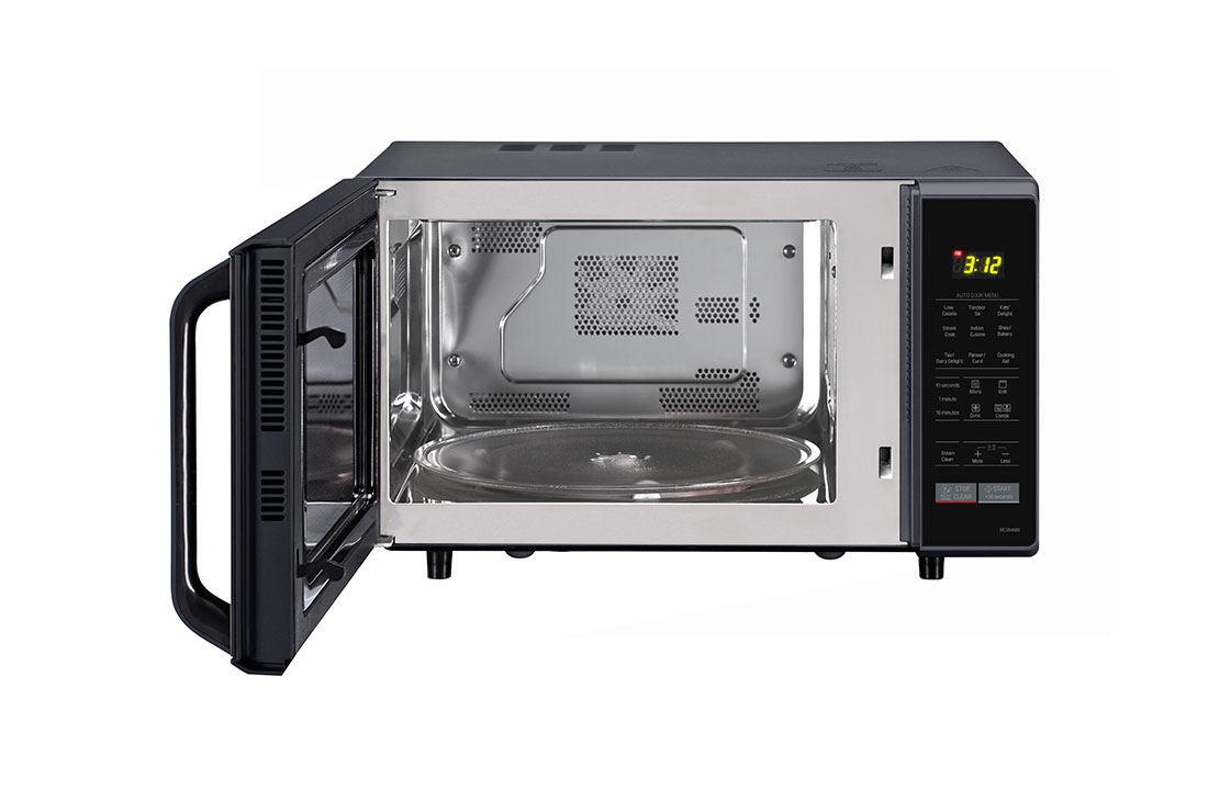 LG 28 L All-In-One Convection Microwave Oven with 251 Auto Cook Menu, Quartz Heater, Health Plus Menu, Black, MC2846BG