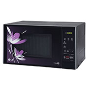 LG 20 L Grill / Solo Microwave Oven with Auto Cook Menu, Energy Saving, Quartz Heater, Anti Bacterial Cavity, Black, MH2044BP