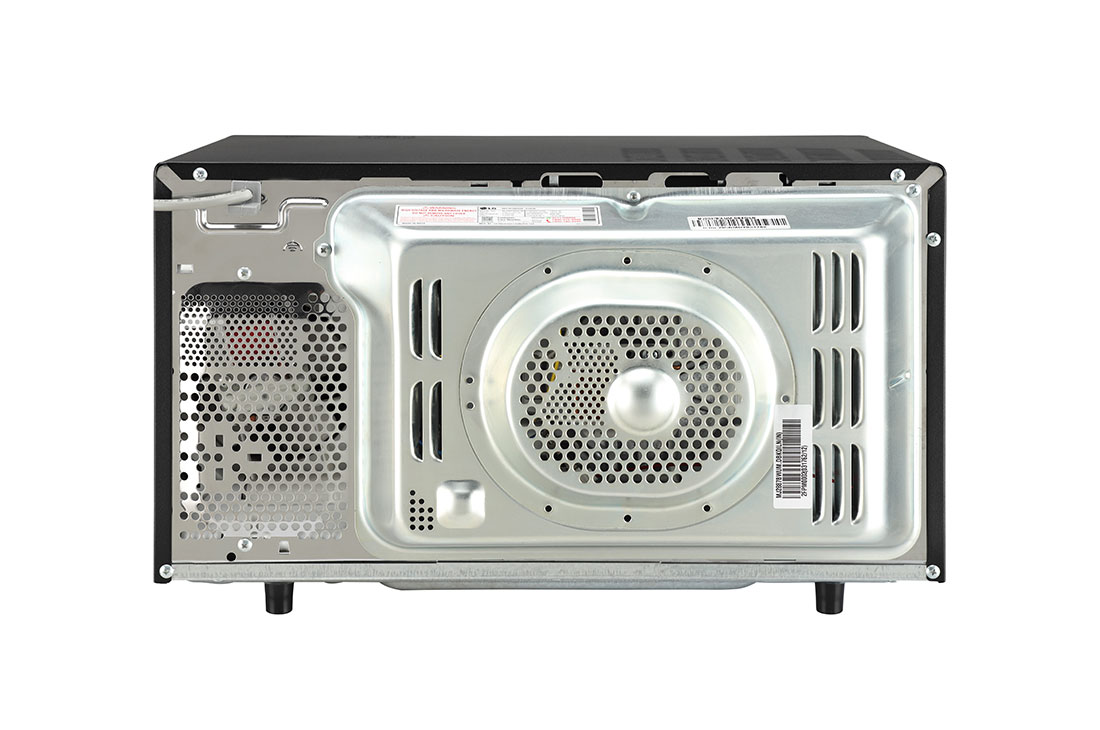 LG 28 L Charcoal Convection Microwave Oven with Charcoal Lighting Heater, Diet Fry, Motorised Rotisserie, Floral Black, MJ2887BWUM