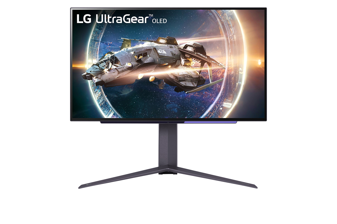 LG 27GR95QE-B Gaming front view