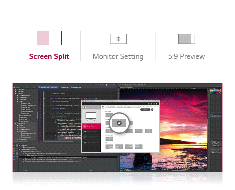 LG 34WN750-B OnScreen Control