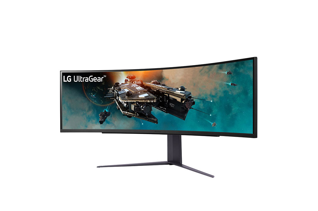 LG 49 (124.46cm) UltraGear™ 32:9 Dual QHD Curved Gaming Monitor with 240Hz Refresh Rate, 49GR85DC-B
