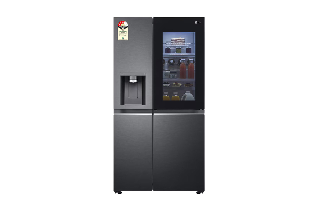 LG GL-X257AMC3 Side by Side Refrigerators front view