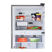 LG 242L Double Door Refrigerator with Door Cooling+™, Multi Air Flow, Shiny Steel Finish, 3 Star, GL-I292RPZX