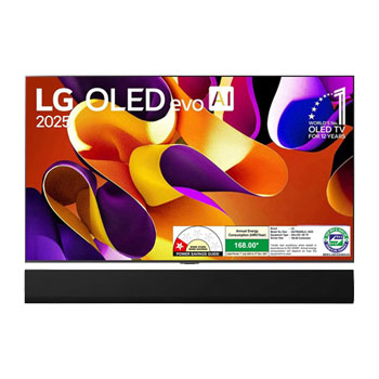 Front view of LG OLED AI 164cm (65) TV (G4), a11 AI Processor 4K, 60W Audio Output, 120Hz Native Refresh Rate OLED65G46LA