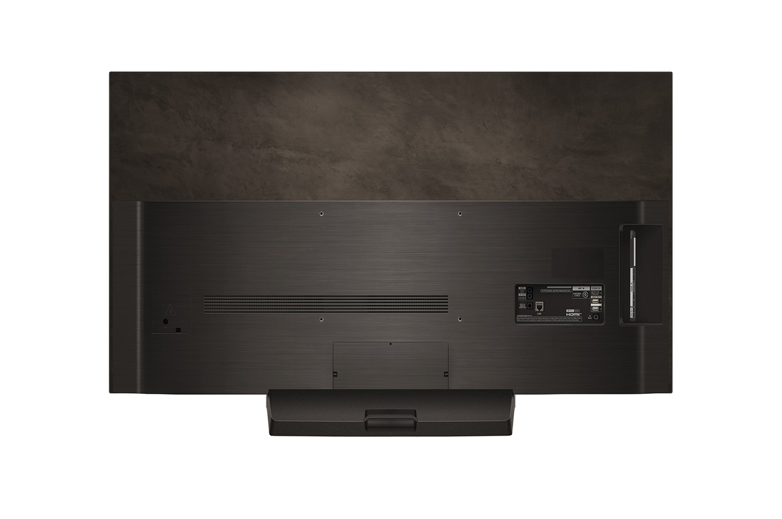 Rear view of LG OLED evo TV, OLED C4