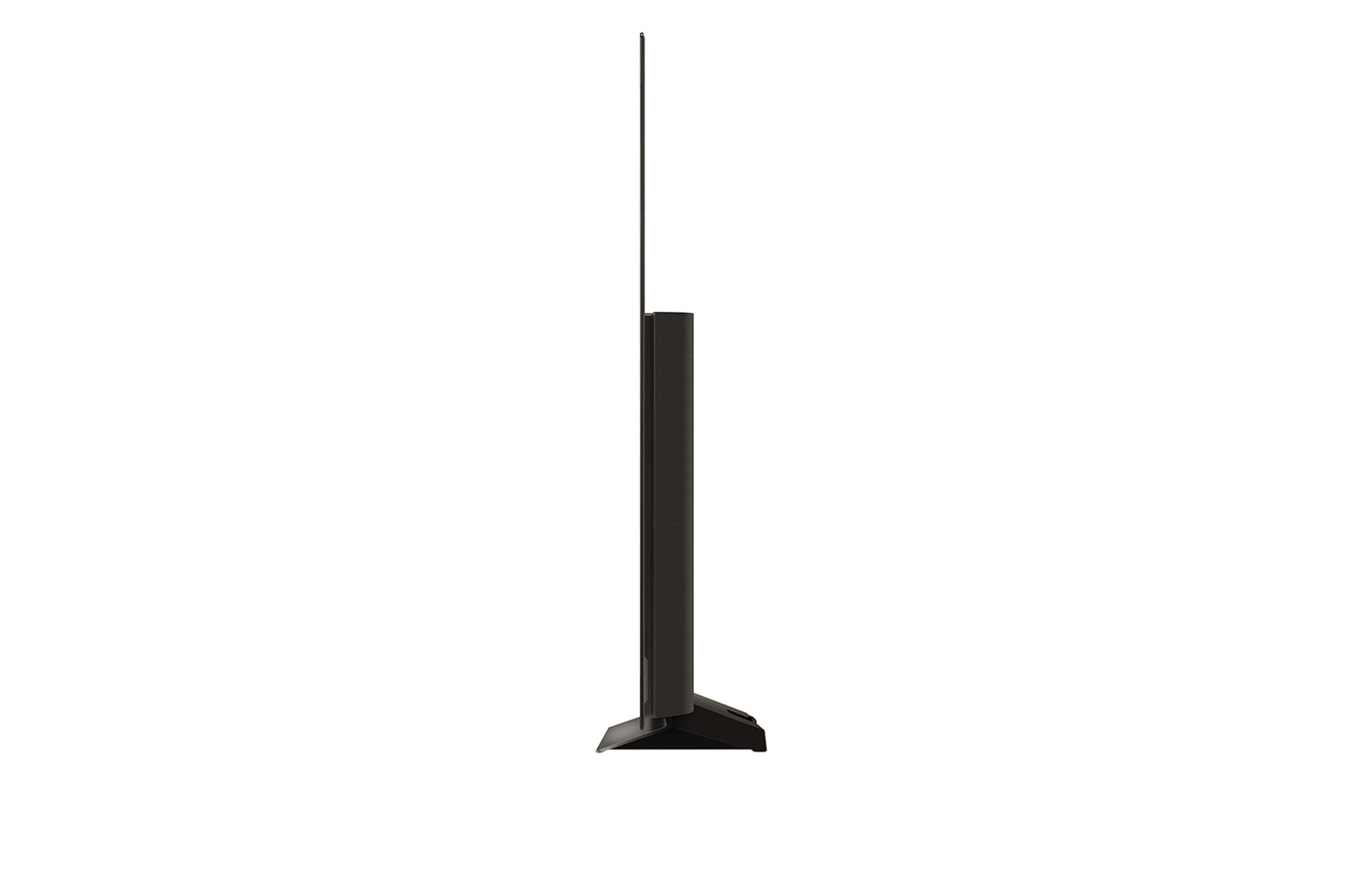 Side view of LG OLED evo TV, OLED C4