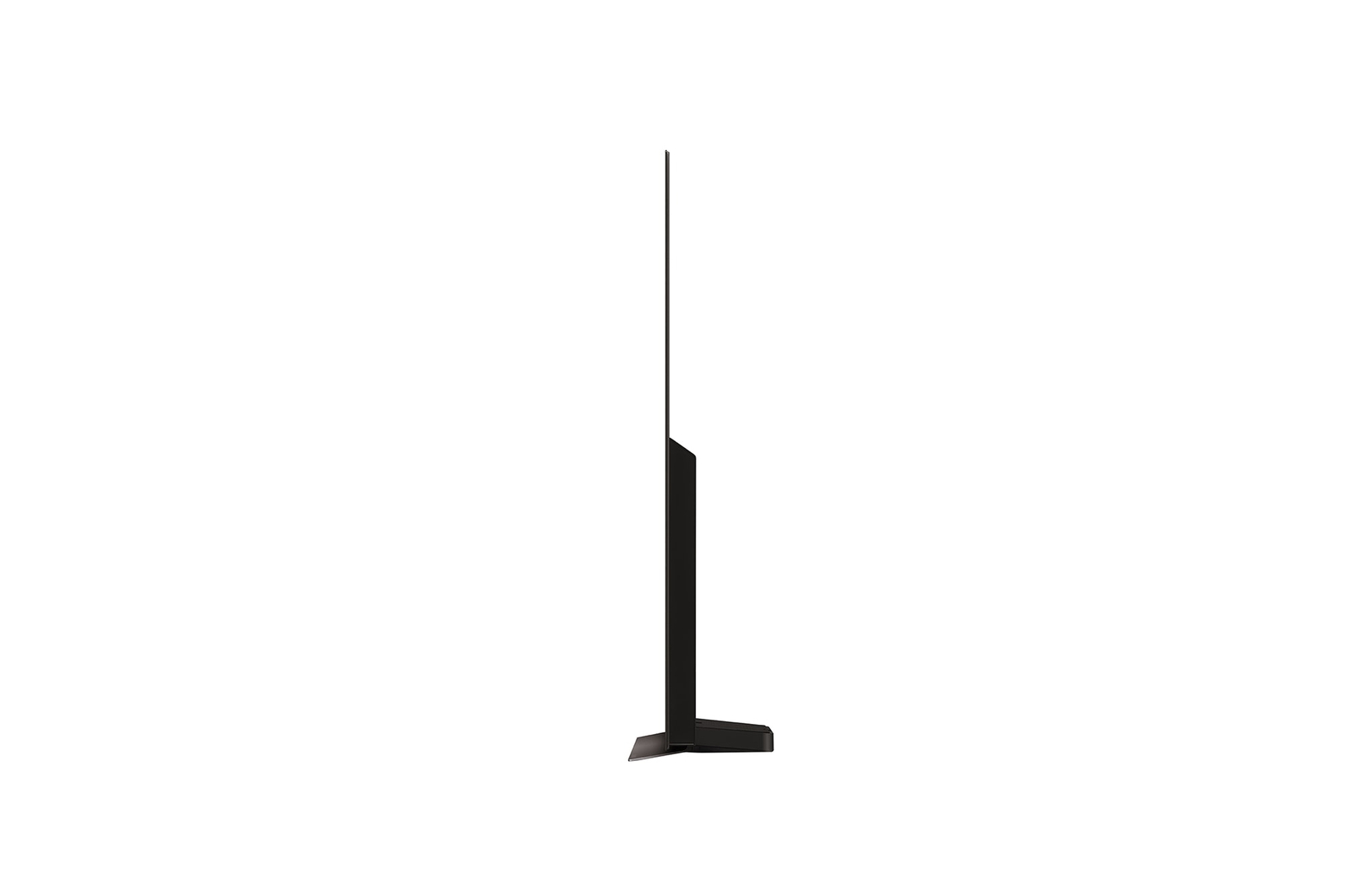 Side view of LG OLED evo TV, OLED C4