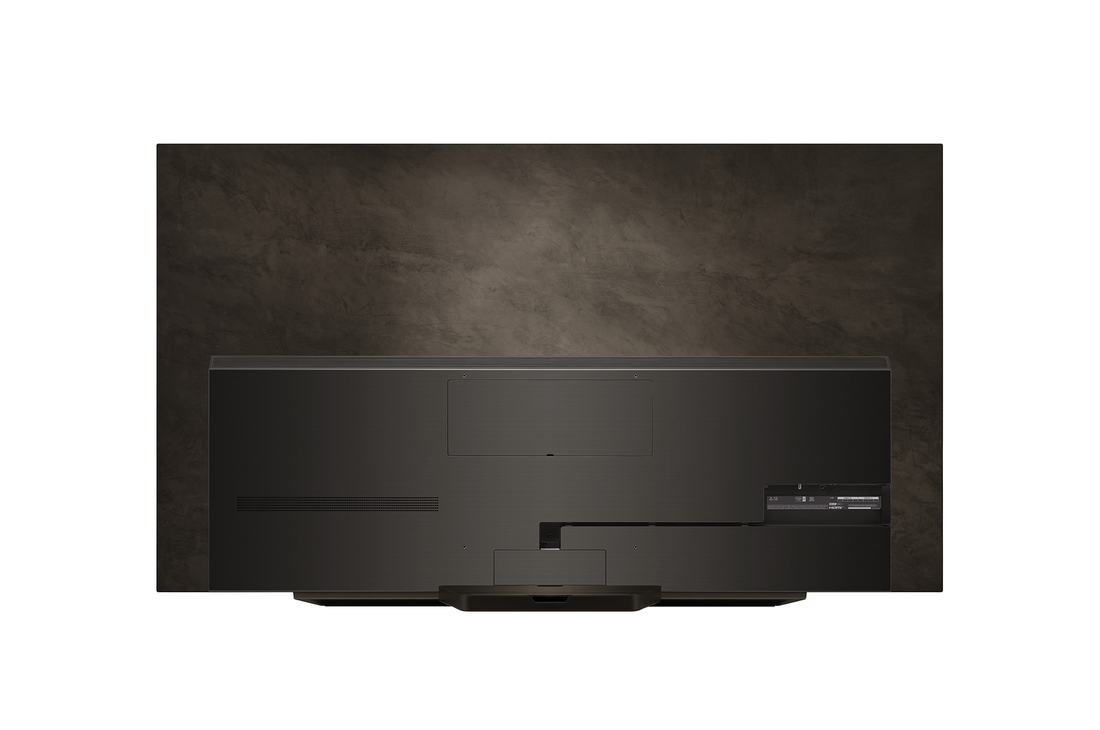 Rear view of LG OLED evo TV, OLED C4