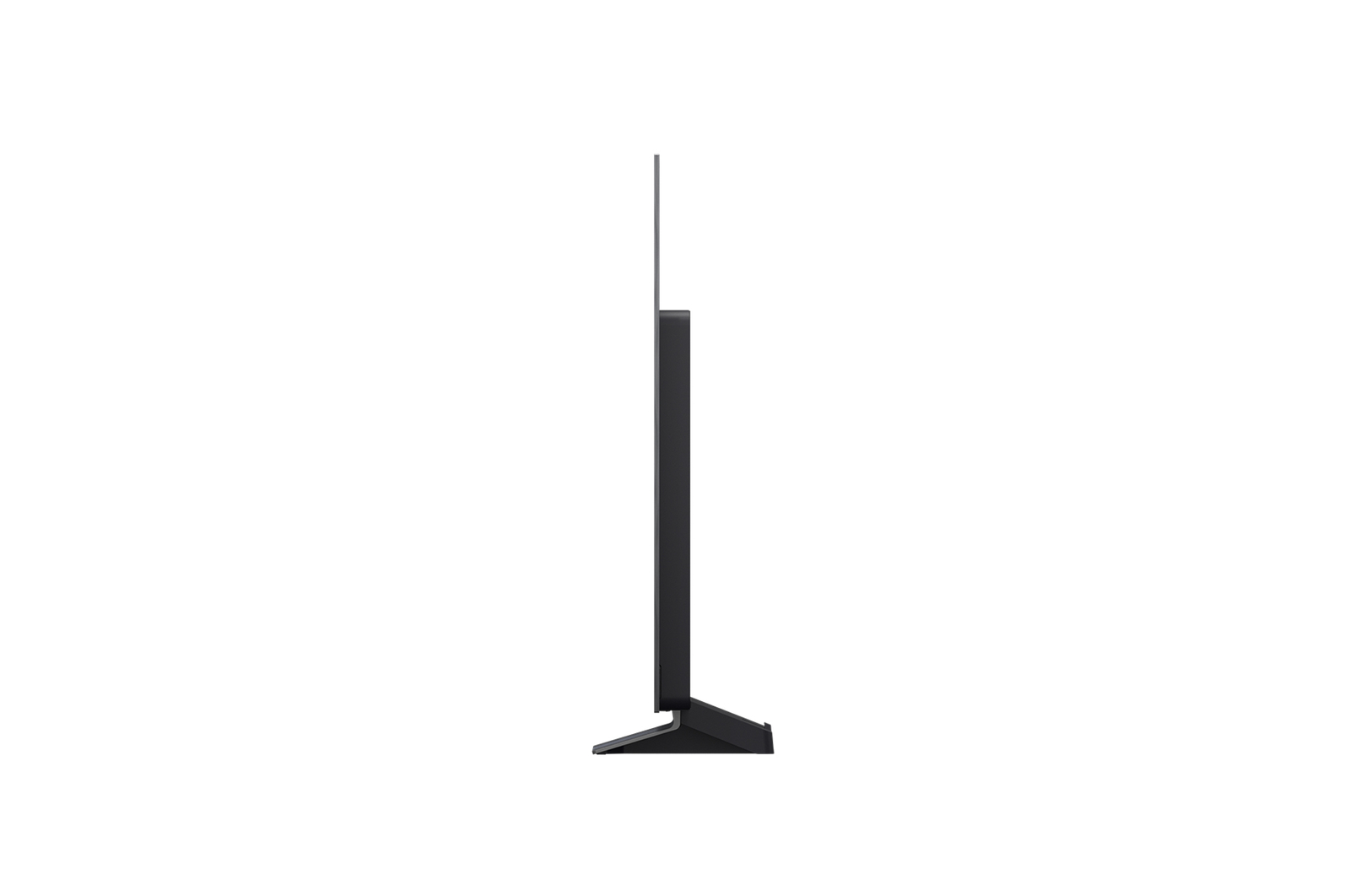 Side view of LG OLED evo AI C5 4K Smart TV.