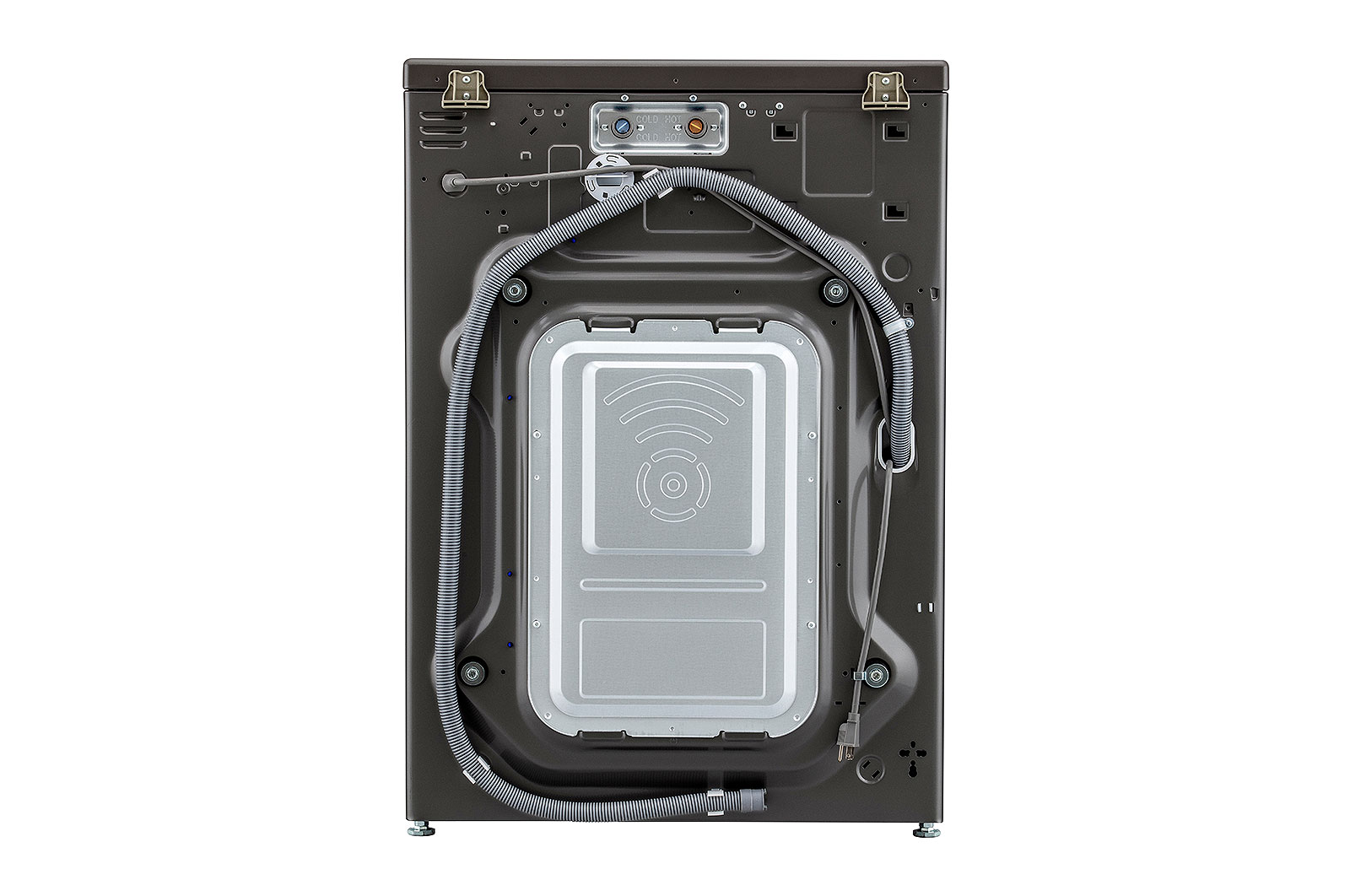 LG 21 kg (Wash) / 12 kg (Dry) Washer Dryer with Inverter Direct Drive™, Steam Wash, Black VCM, FHD2112STB