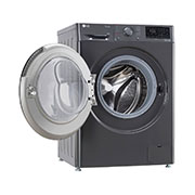 LG 8 kg Front Load Washing Machine with AI Direct Drive™, Steam Wash, Middle Black, 5 Star, FHP1208Z5M