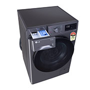 LG 9 kg Front Load Washing Machine with AI Direct Drive™, Steam Wash, Middle Black, 5 Star, FHP1209Z5M
