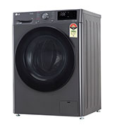 LG 9 kg Front Load Washing Machine with AI Direct Drive™, Steam Wash, Middle Black, 5 Star, FHP1209Z5M