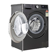 LG 9 Kg Front Load Washing Machine, AI Direct Drive™, Steam+, Black VCM, 5 Star, FHP1209Z9B