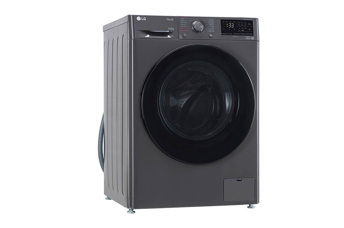 LG 10 Kg Front Load Washing Machine, AI Direct Drive™, Direct Drive Motor, Middle Black, 5 Star, FHP1410Z5M