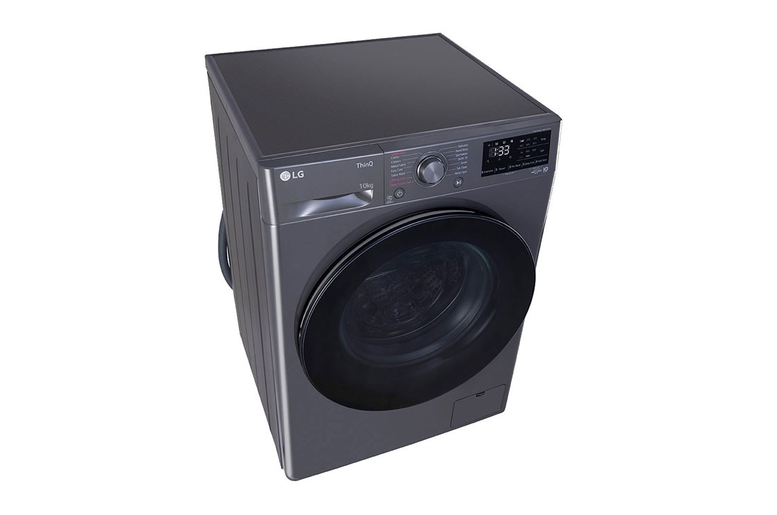 LG 10 Kg Front Load Washing Machine, AI Direct Drive™, Direct Drive Motor, Middle Black, 5 Star, FHP1410Z5M