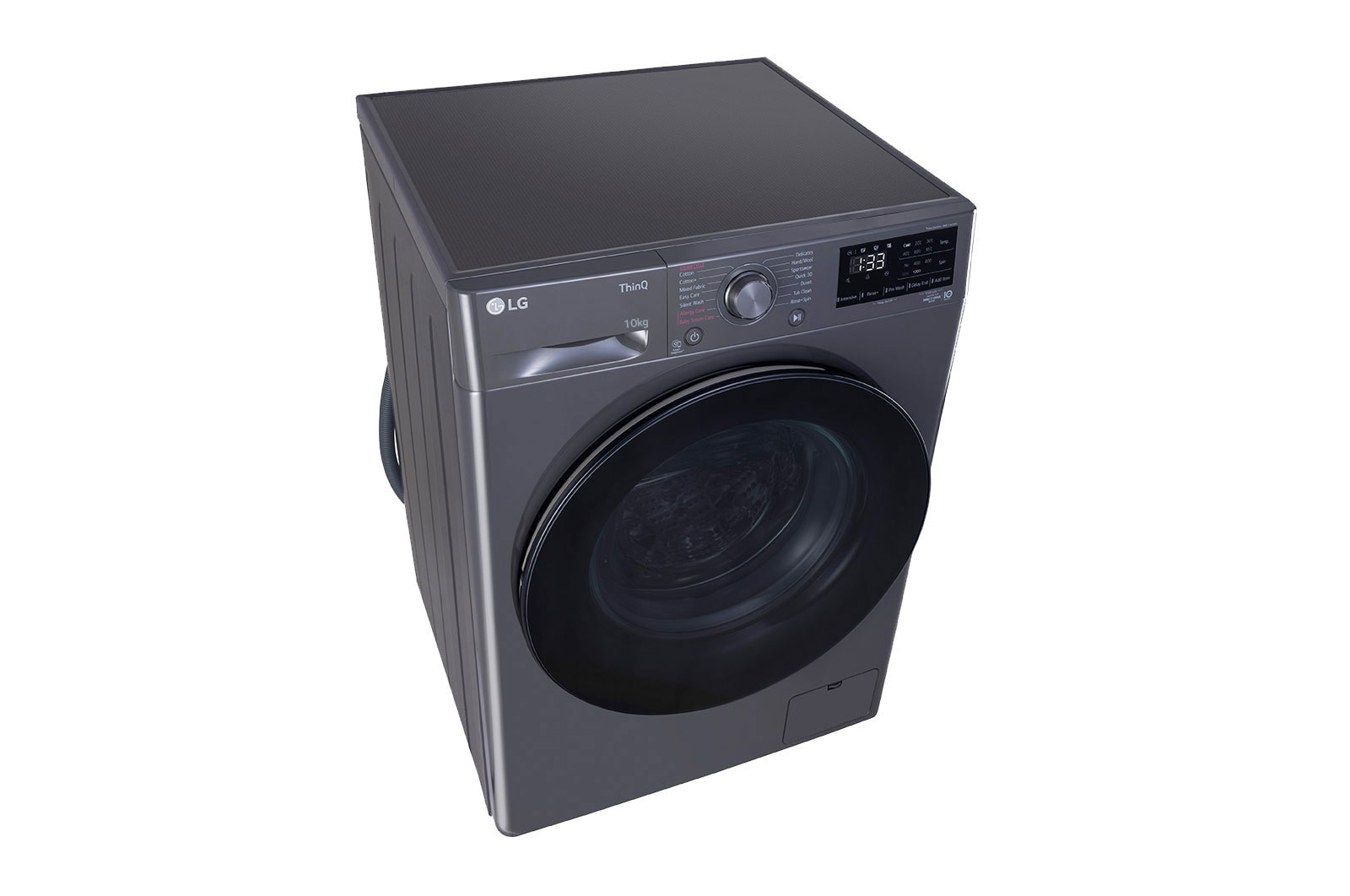 LG 10 Kg Front Load Washing Machine, AI Direct Drive™, Direct Drive Motor, Middle Black, 5 Star, FHP1410Z5M
