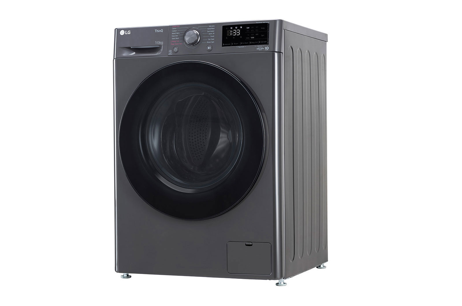 LG 10 Kg Front Load Washing Machine, AI Direct Drive™, Direct Drive Motor, Middle Black, 5 Star, FHP1410Z5M