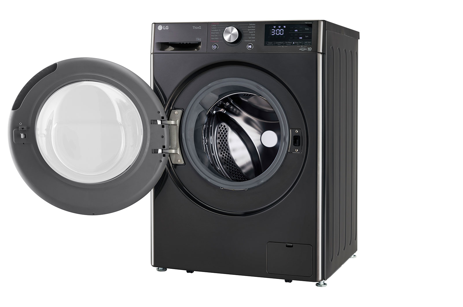 LG 11 Kg Front Load Washing Machine, AI Direct Drive™, Steam+, Black VCM, 5 Star, FHP1411Z9B