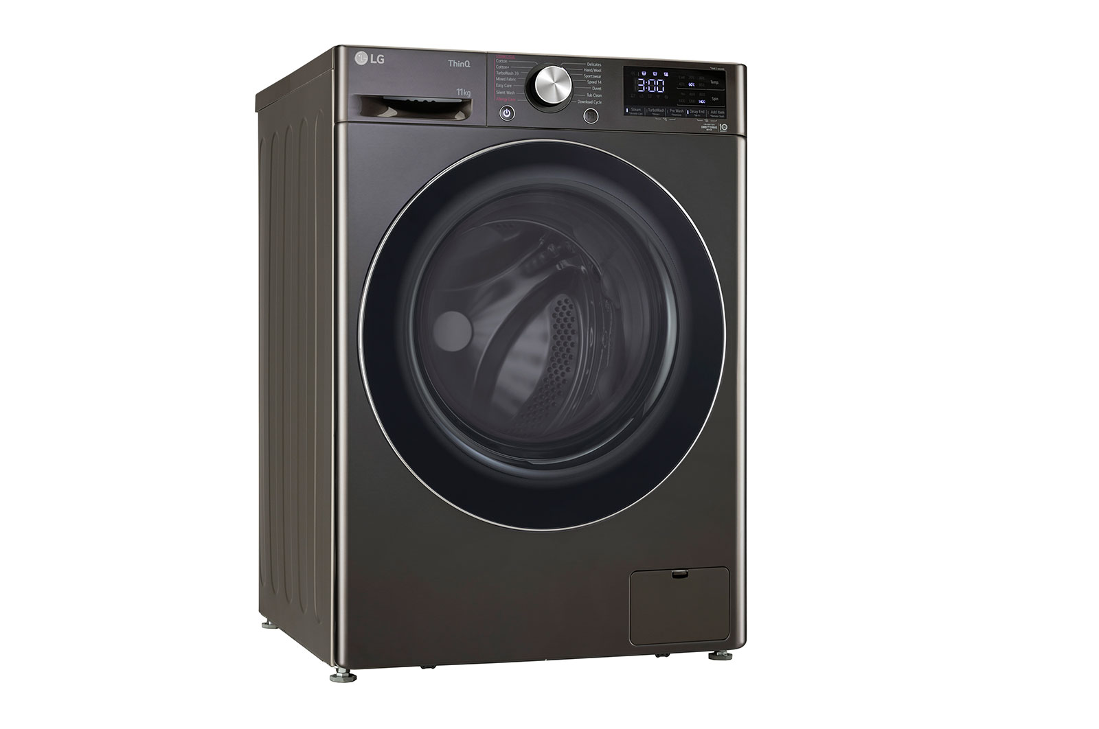 LG 11 Kg Front Load Washing Machine, AI Direct Drive™, Steam+, Black VCM, 5 Star, FHP1411Z9B