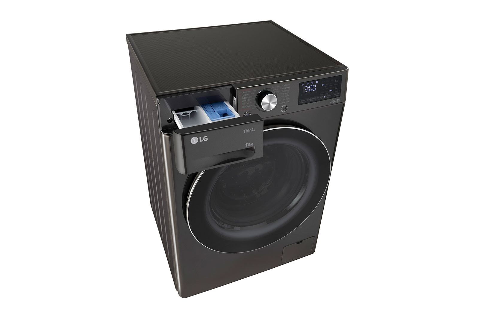 LG 11 Kg Front Load Washing Machine, AI Direct Drive™, Steam+, Black VCM, 5 Star, FHP1411Z9B
