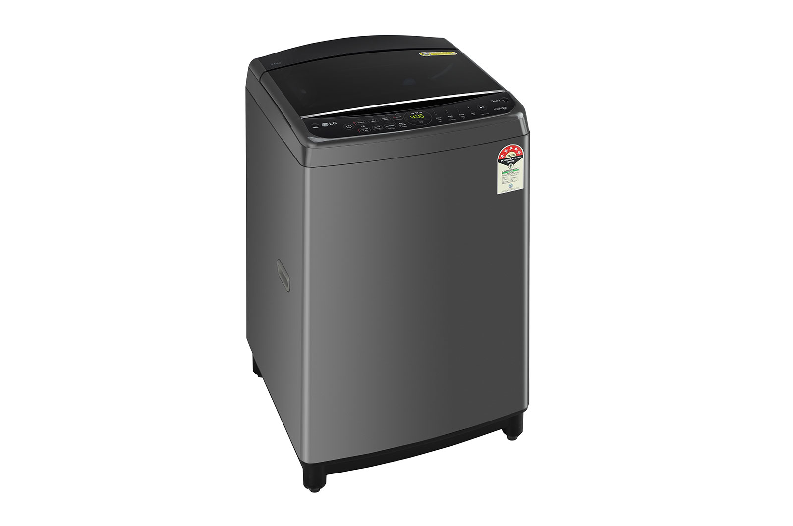 LG 9 kg Top Load Washing Machine with AI Direct Drive™, In-built Heater, Middle Black, 5 Star, THD09SWM