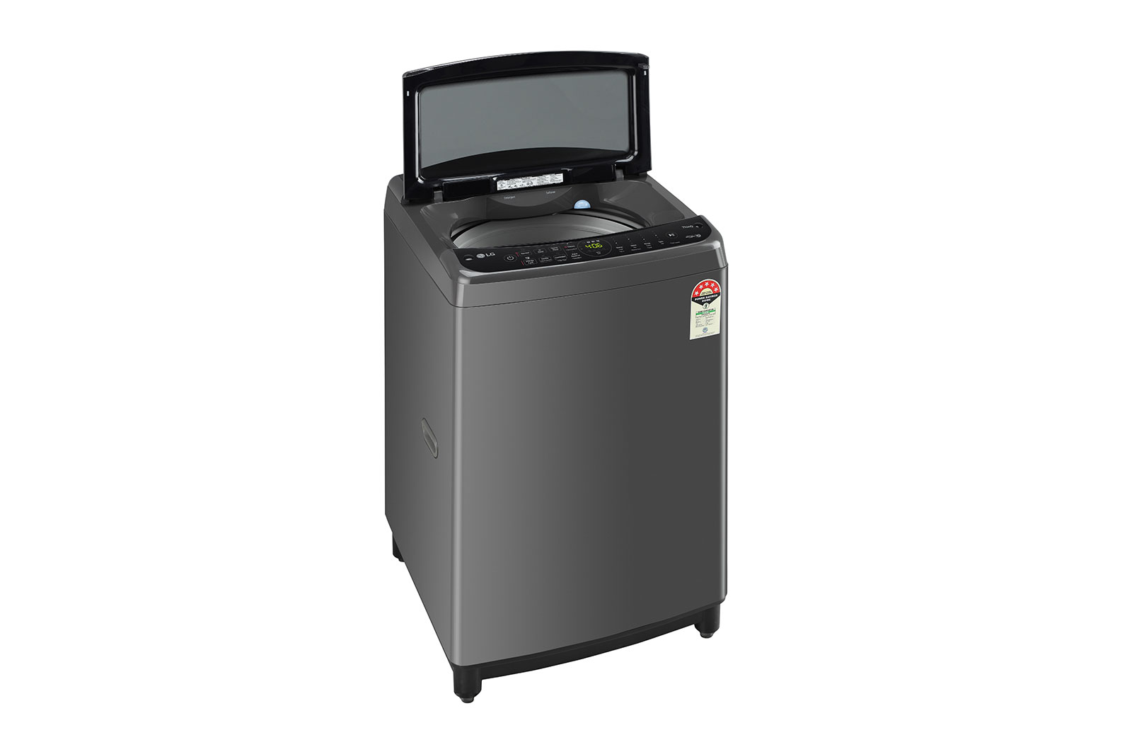 LG 9 kg Top Load Washing Machine with AI Direct Drive™, In-built Heater, Middle Black, 5 Star, THD09SWM