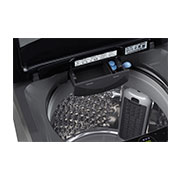 LG 10Kg Top Load Washing Machine, AI Direct Drive™, Turbowash, Middle Black, 5 Star, THD10NWM