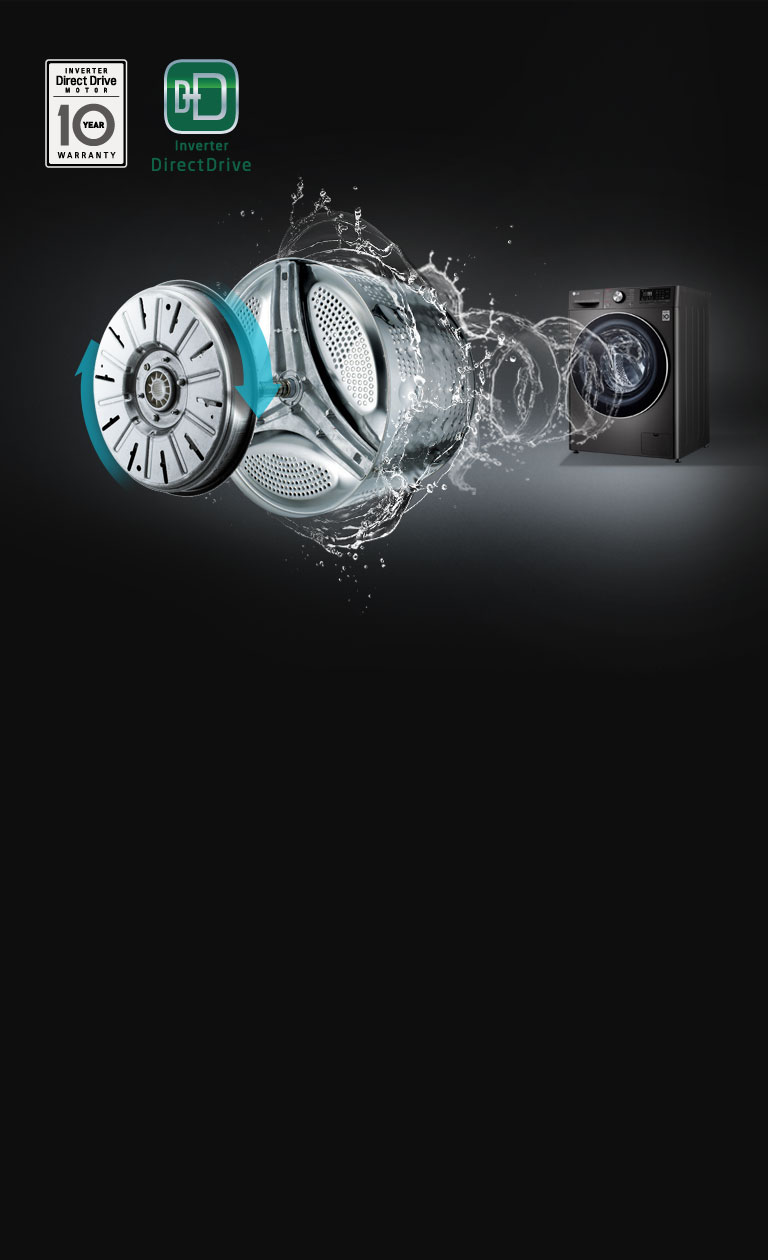 LG FHD2112STB Washing Machine direct drive motor