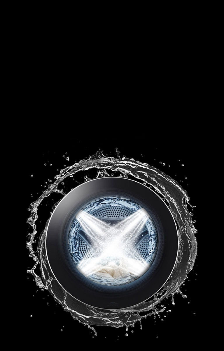 Get your laundry washed in minutes without compromising cloth quality with TurboWash 360 on LG Wash Tower