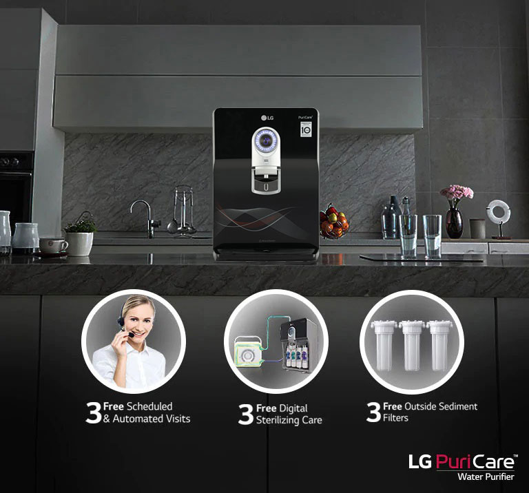 Get Rs 4200 worth of complementary true maintenance package with LG water purifier