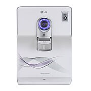 Front view of LG 8L RO+UV+Mineral Booster Water Purifier with Stainless Steel Tank, Ivory WW175EPW