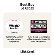 LG 3.1.3 channel LG Soundbar for TV with Dolby Atmos USC9S, USC9S