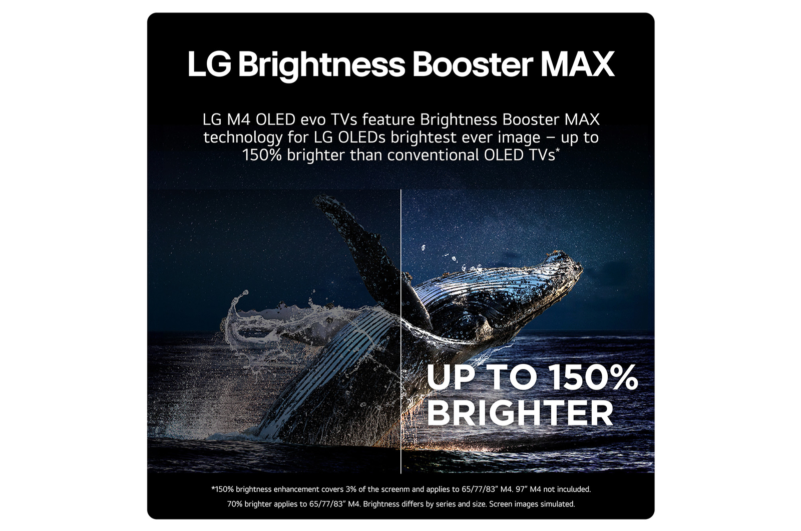 LG True Wireless TV 77 inch LG OLED evo AI M4 with 4K 144Hz Video & Audio Transfer, OLED77M49LA