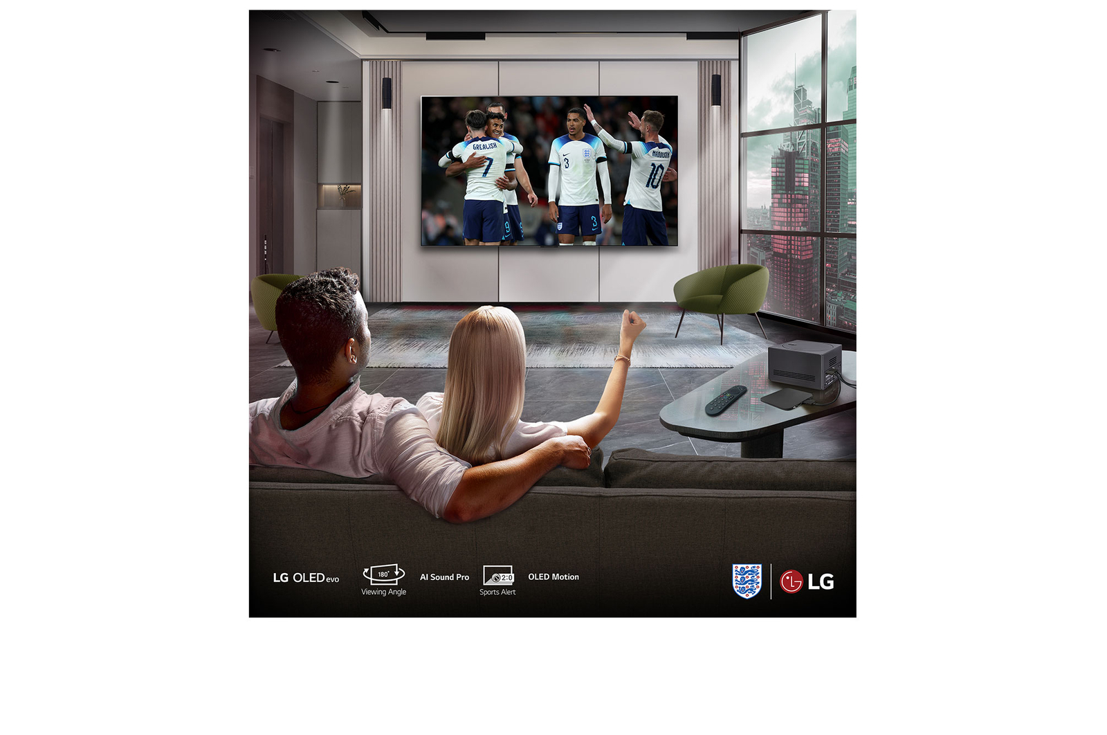 LG True Wireless TV 83 inch LG OLED evo AI M4 with 4K 144Hz Video & Audio Transfer, OLED83M49LA