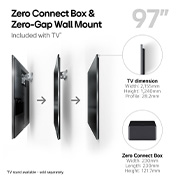 LG True Wireless TV 97 inch LG SIGNATURE OLED M4 with 4K 120Hz Video & Audio Transfer, OLED97M49LA