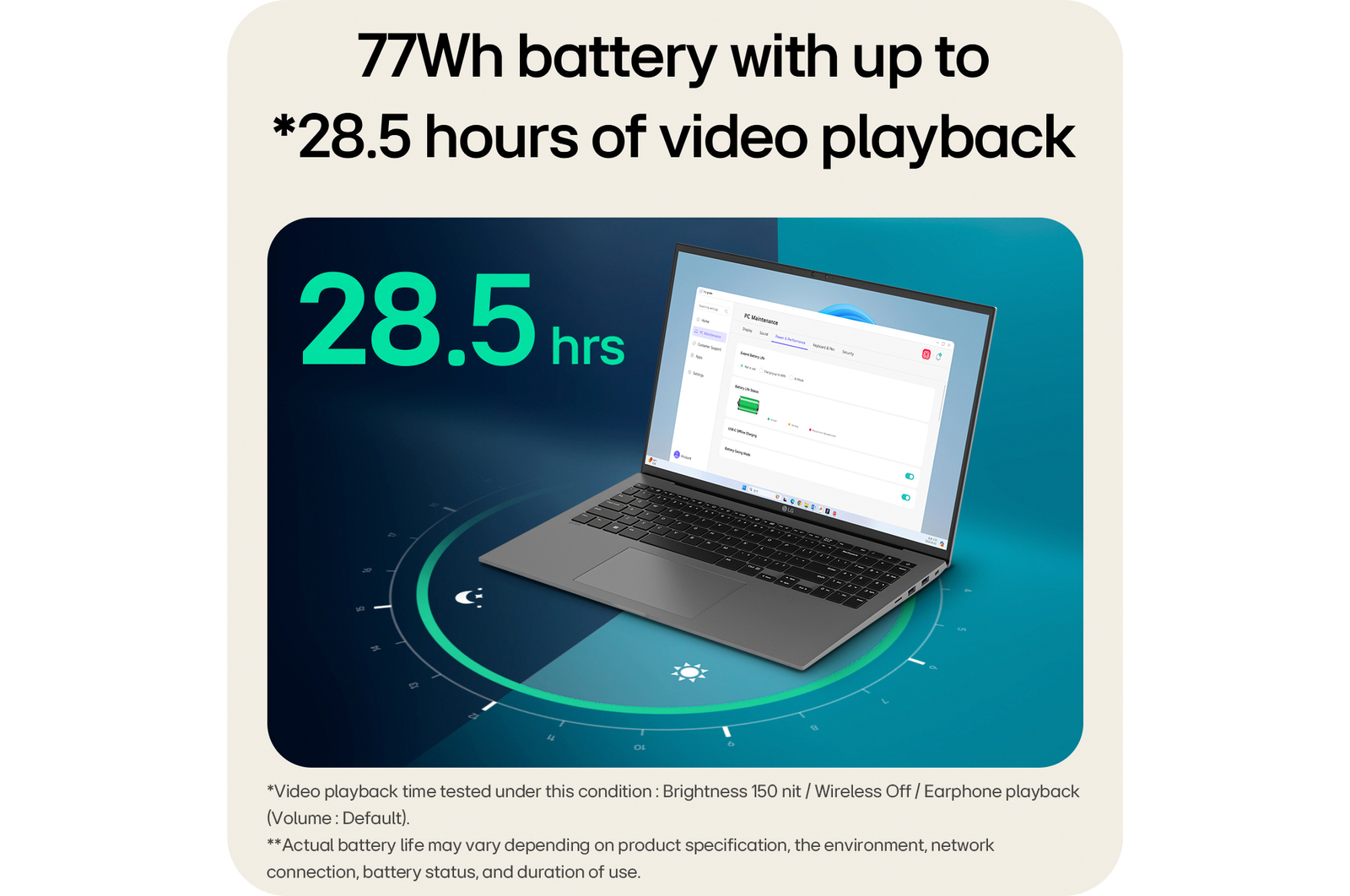 77Wh Battery
