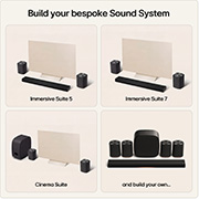 Feature card Build your bespoke sound system - this could be a setup for Cinema Suite or Stereo Suite 7 Pro or Stereo Suite 5 pro or your own design