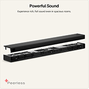 Feature card Powerful sound - which shows the some of the inside of the H7 displaying powerful hardware 