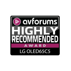 AVForums Highly Recommended Award logo.	