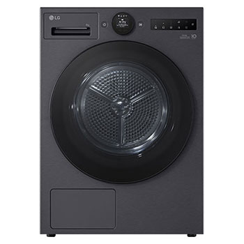 Front view of 9kg DUAL Inverter Heat Pump™ Dryer, Black RHX7009TBB