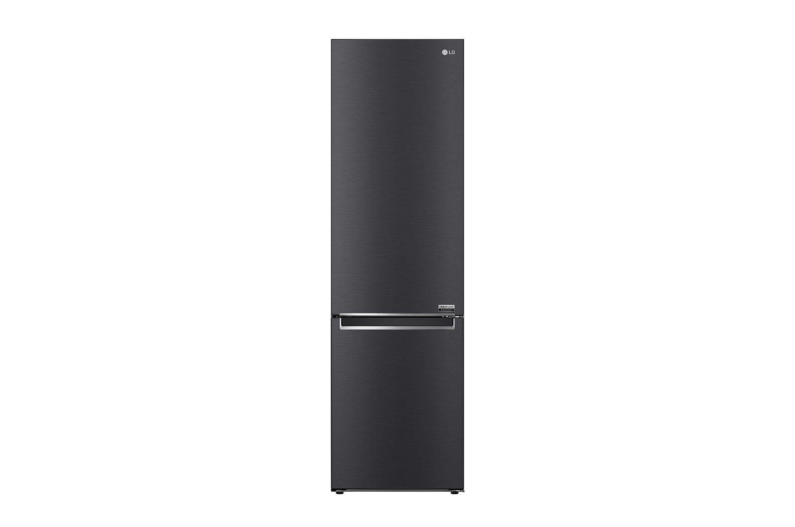 Front view of 384L Tall Fridge Freezer Total No Frost, Matte Black GBB92MCBAP