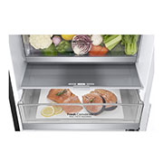 LG 384L Tall Fridge Freezer Total No Frost, Matte Black, GBB92MCBAP