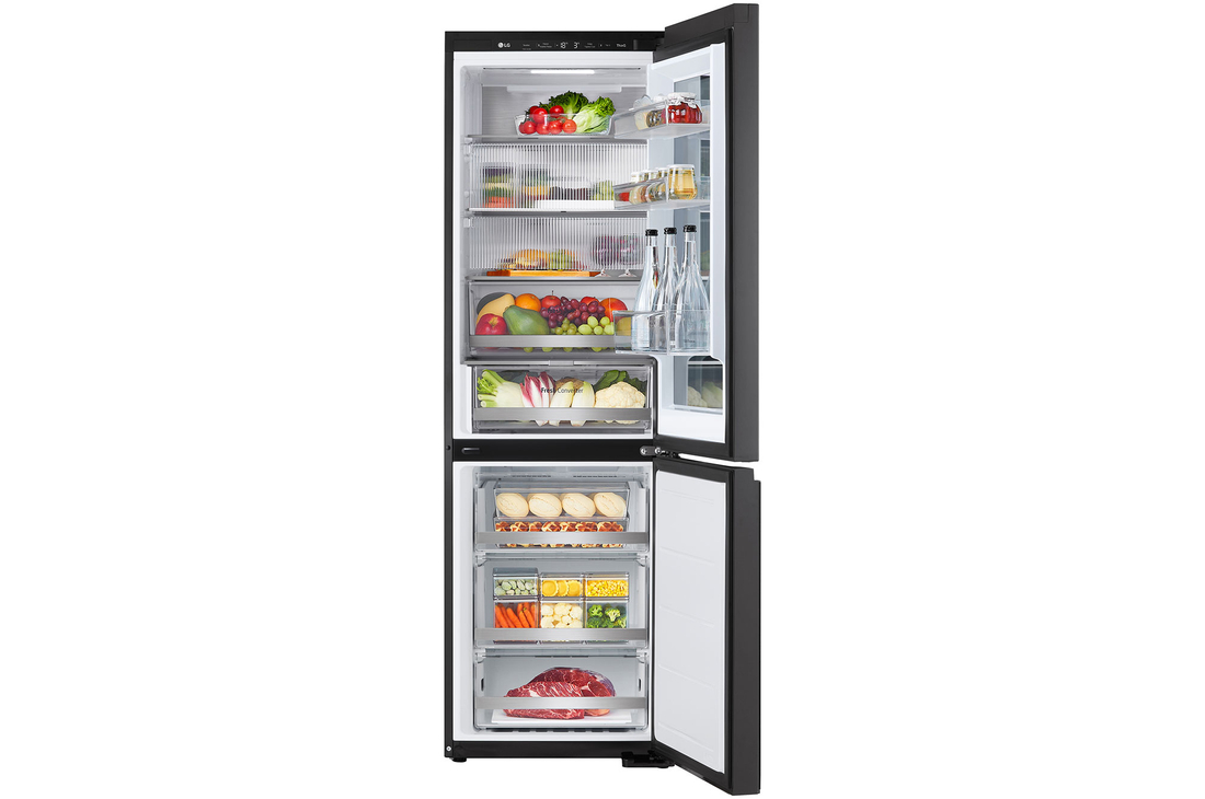 front open view with food stored