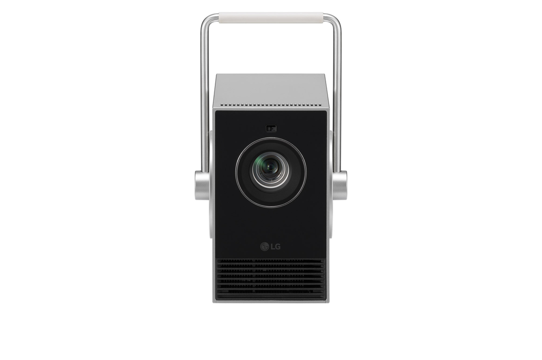 front view with handle up