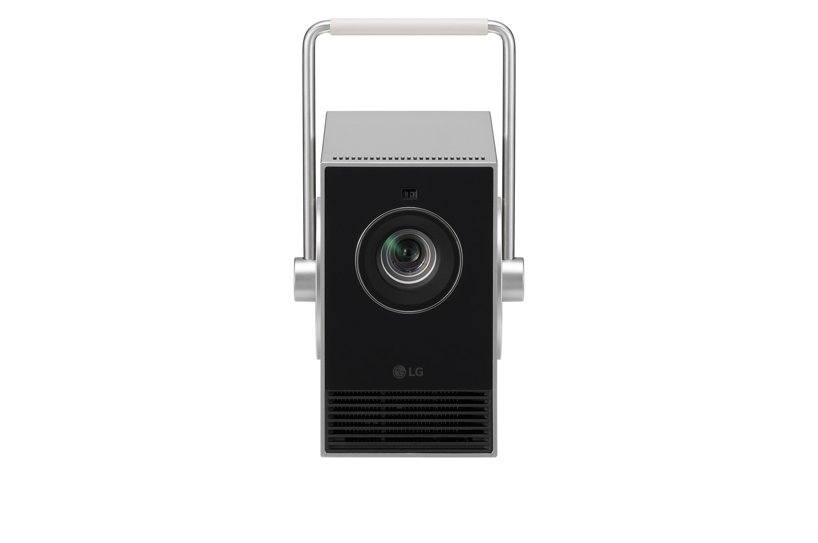 front view with handle up