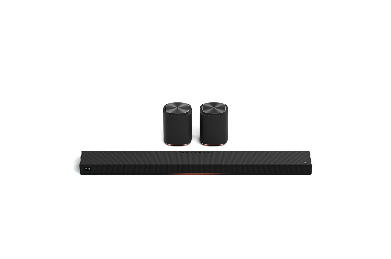 Front view of Sound Suite Immersive Suite 5 (set) with 2 surround speakers (H7 + M5 2ea) H7.M5M5003