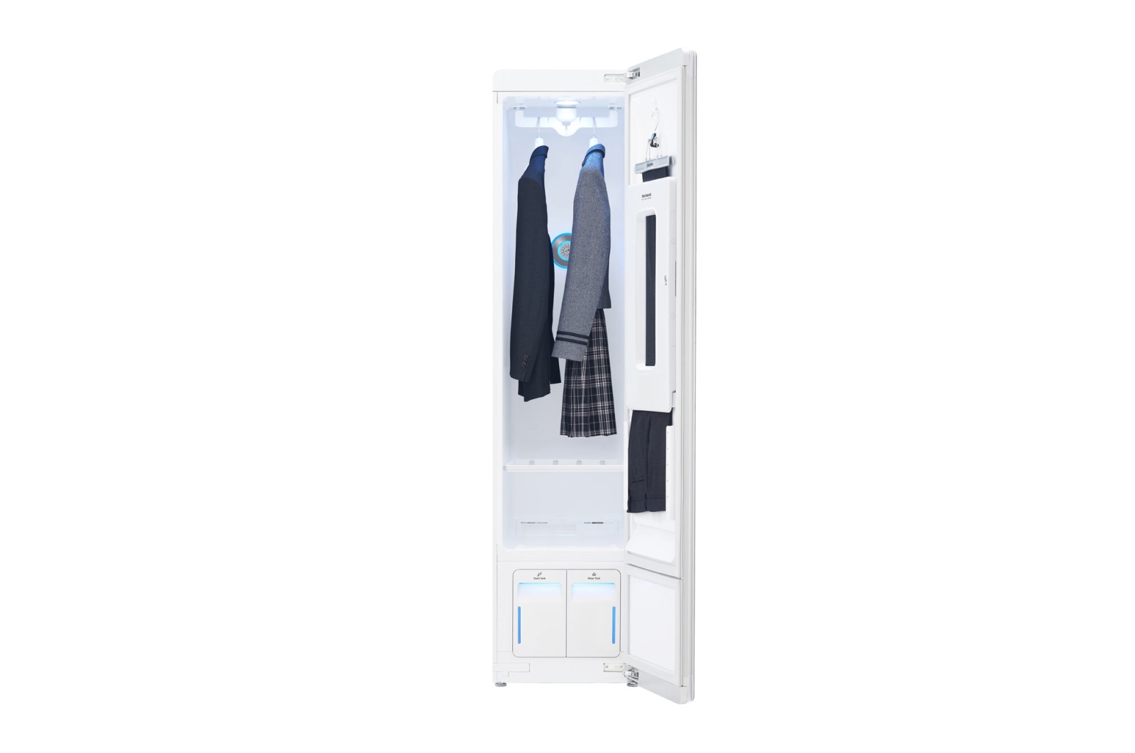 LG Styler Steam Wardrobe with ThinQ™ | 3 Hangers, White, S3WF