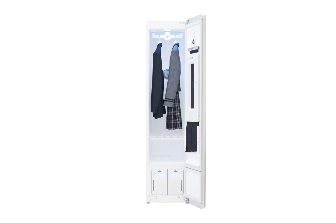 LG Styler Steam Wardrobe with ThinQ™ | 3 Hangers, White, S3WF